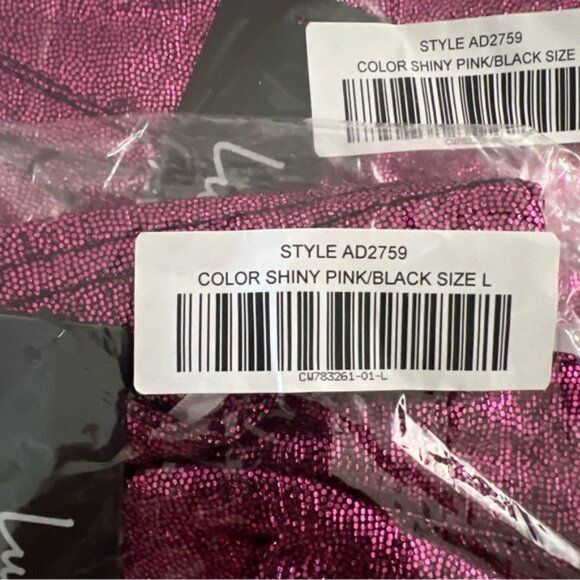 NWT‎ Lulus Dancefloor Bombshell Metallic Pink One-Shoulder Mini Dress Size M & L - Picture 14 of 14